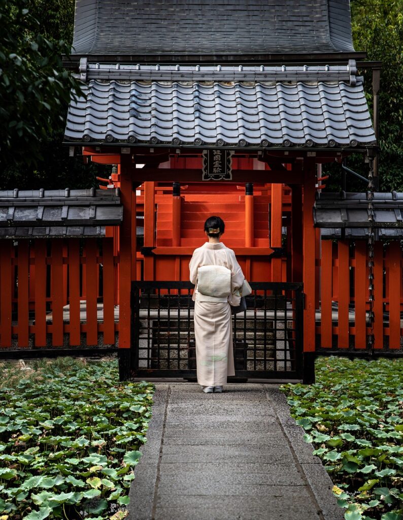 kimono, costume, shrine, prayer, worship, architecture, serene, traditional, japan, kyoto, japan, japan, japan, japan, japan, kyoto